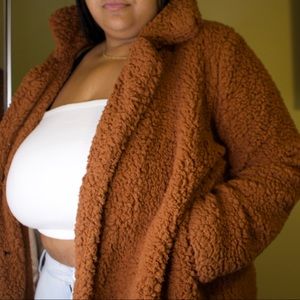 Shein Fuzzy Coat